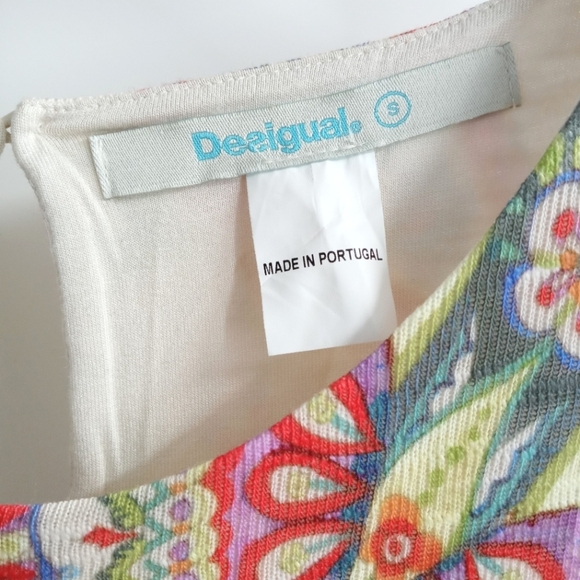 Desigual‎ Print Knit Sheath Global Traveler Dress - Picture 4 of 12
